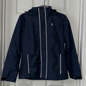 NWOT Horze Navy Rain Shell - sz XS